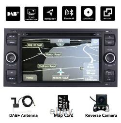 7'' DAB Car Stereo Radio CD Player GPS Sat Nav Ford FOCUS Galaxy Mk2 Transit Mk7