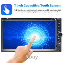 7'' Double 2 Din Car CD DVD Player Apple Carplay Android Auto Stereo BT Radio UK