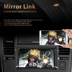 7 Double 2 Din DAB+ Car Stereo Android 11 GPS Navi Radio Player RDS WiFi Camera