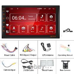 7 Double 2 Din DAB+ Car Stereo Android 11 GPS Navi Radio Player RDS WiFi Camera