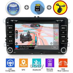 7 For VW Golf MK5 MK6 Jetta Sat Nav GPS Car CD DVD Player Radio Car Stereo FM
