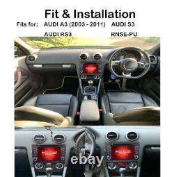 7 Radio Stereo DVD Player GPS Sat Nav Bluetooth For Audi A3 S3 RS3 (2003-2012)