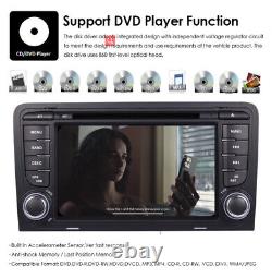 7 Radio Stereo DVD Player GPS Sat Nav Bluetooth For Audi A3 S3 RS3 (2003-2012)