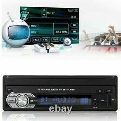 7 Single 1DIN Car Radio Bluetooth Stereo MP5 Player GPS Sat Nav UK Map + Camera