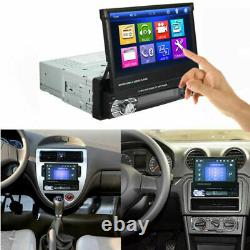 7 Single 1DIN Car Radio Stereo Bluetooth MP5 Player GPS Sat Nav UK Map + Camera