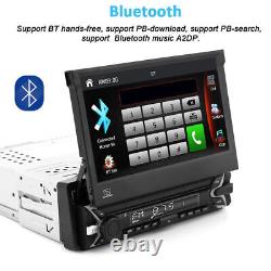 7 Single 1DIN Car Stereo Radio MP5 Player TouchScreen BT FM USB+RearView Camera