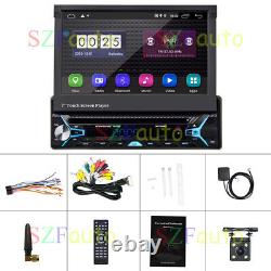 7 Single 1 DIN Car CD DVD Player GPS SAT NAV Bluetooth Stereo Radio SWC Camera