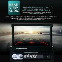 7 Single 1 Din Car Radio Stereo MP5 Player GPS SAT NAV AUX USB Bluetooth Camera