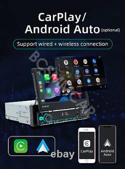 7 Single 1 Din Car Stereo Radio Bluetooth USB For Apple Carplay GPS MP5 Player