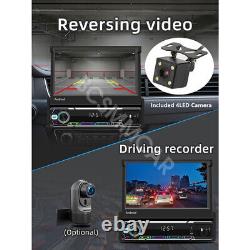 7 Single 1 Din Car Stereo Radio Bluetooth USB For Apple Carplay GPS MP5 Player