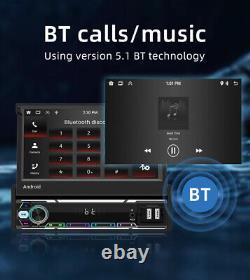 7 Single 1 Din Car Stereo Radio Bluetooth USB For Apple Carplay GPS MP5 Player