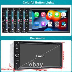 7 Wireless Carplay Android Auto CD DVD Radio Player BT Car Stereo +DAB+ Antenna