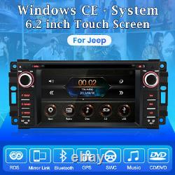 8Car Stereo Radio GPS Sat Nav CD Player For Jeep Compass Dodge Chrysler Patriot