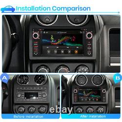 8Car Stereo Radio GPS Sat Nav CD Player For Jeep Compass Dodge Chrysler Patriot