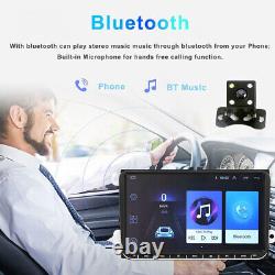 9Car Stereo Radio Android Double Din MP5 Player For VW With Rear Camera UK