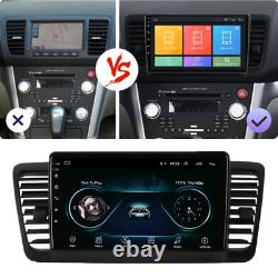 9'' 1+16GB Stereo Radio Player GPS WiFi CarPlay For Subaru Legacy Outback 03-09