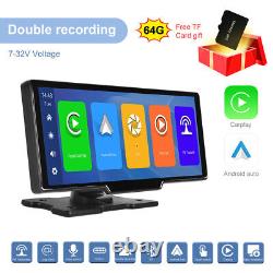 9.3 HD Portable Car Stereo Radio Apple Carplay/Android Auto IPS Screen+Cam+64G