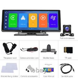 9.3 HD Portable Car Stereo Radio Apple Carplay/Android Auto IPS Screen+Cam+64G