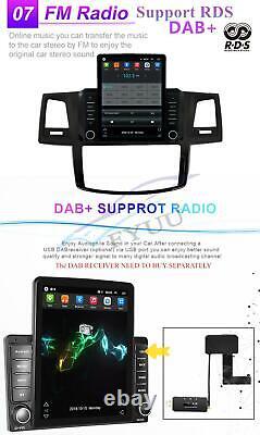 9.5 Car Stereo Radio GPS Navi Player 1+16G For Toyota Hilux Fortuner 2005-2014