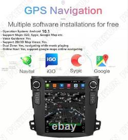 9.7 Vertical Stereo Radio GPS WIFI 2+32GB Player For Mitsubishi Outlander 06-12