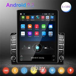 9.7in 2DIN Android 9.1 Car Stereo Radio MP5 Player Sat Nav GPS BT WIFI FM Camera