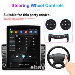 9.7in 2DIN Android 9.1 Car Stereo Radio MP5 Player Sat Nav GPS BT WIFI FM Camera