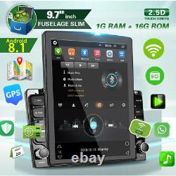 9.7in 2Din Android 9.0 Car Stereo Radio MP5 Player Sat Nav GPS Bluetooth WIFI FM