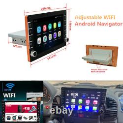 9 Adjustable Car Stereo Radio Android Player Press GPS Button Knob Navigator