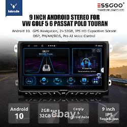 9 Android10 For VW GOLF MK5 Polo Apple Carplay Car Stereo Radio RDS GPS Player