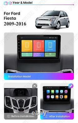 9 Android 10.1 Stereo Radio GPS WIFI FM BT MP5 Player For Ford Fiesta 2009-2016