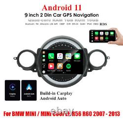 9 Android 11.0 Stereo Radio Player For 07-13 Mini & MINI COOPER R56 R60 Carplay