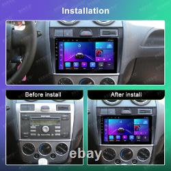 9'' Android 12.0 Car Stereo Radio Player GPS WiFi For Ford Fiesta MK5 2002-2008