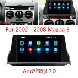 9 Android 12.0 Stereo Radio GPS Nav Head Unit Wifi Player For 2002-2008 Mazda 6