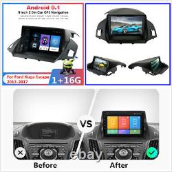 9 Android Stereo Radio Player GPS Navigation WiFi For Ford Kuga Escape 2013-17