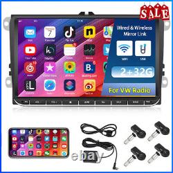 9 Apple Carplay Car Stereo Radio Android 12 Player GPS 32GB For VW GOLF MK5 MK6