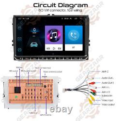 9 Apple Carplay Car Stereo Radio Android 12 Player GPS 32GB For VW GOLF MK5 MK6