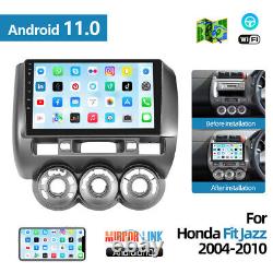 9 Car GPS Navi Stereo Radio Player Wifi Android 11.0 for Honda Fit Jazz 2004-07