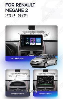 9'' For 2002-2009 Renault Megane 2 Stereo Radio Player GPS BT WiFi FM DAB 1+16GB