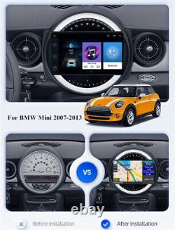 9 For 2007-2013 BMW MINI COOPER Carplay 4+32GB Stereo Radio GPS Nav Wifi Player