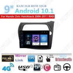 9''Quad-core 2+32G Stereo Radio Player GPS Navi For Honda Civic Hatchback 06-11