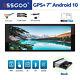 Android10 Single 1 Din Car Radio Stereo Touch Screen Usb Fm Bluetooth Gps Ips Hd