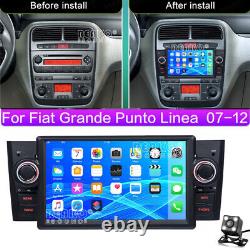 Android 12 For Fiat Grande Punto Linea 07-12 Car Stereo Radio Player GPS +Camera