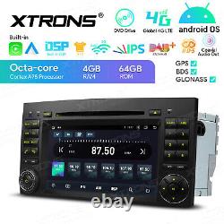 Android 13 4+64GB Car DVD Player GPS Stereo Radio DAB+ 4G for Benz B-W245 A-W169