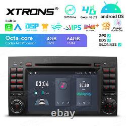 Android 13 4+64GB Car DVD Player GPS Stereo Radio DAB+ 4G for Benz B-W245 A-W169