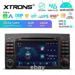 Android 13 4+64GB Car DVD Player GPS Stereo Radio DAB+ 4G for Benz B-W245 A-W169