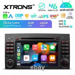 Android 13 4+64GB Car DVD Player GPS Stereo Radio DAB+ 4G for Benz B-W245 A-W169