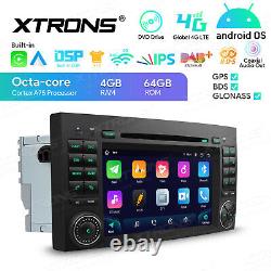 Android 13 4+64GB Car DVD Player GPS Stereo Radio DAB+ 4G for Benz B-W245 A-W169