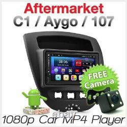 Android Car MP3 Player Toyota Aygo Peugeot 107 Stereo Radio GPS Fascia Kit KT