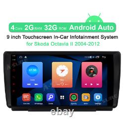 Android Car Stereo Player GPS Sat Nav BT SWC Radio For SKODA OCTAVIA Yeti Fabia