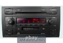 Audi A4 B6 Symphony 6CD Player Radio Cassette Stereo Unit + Code Warranty